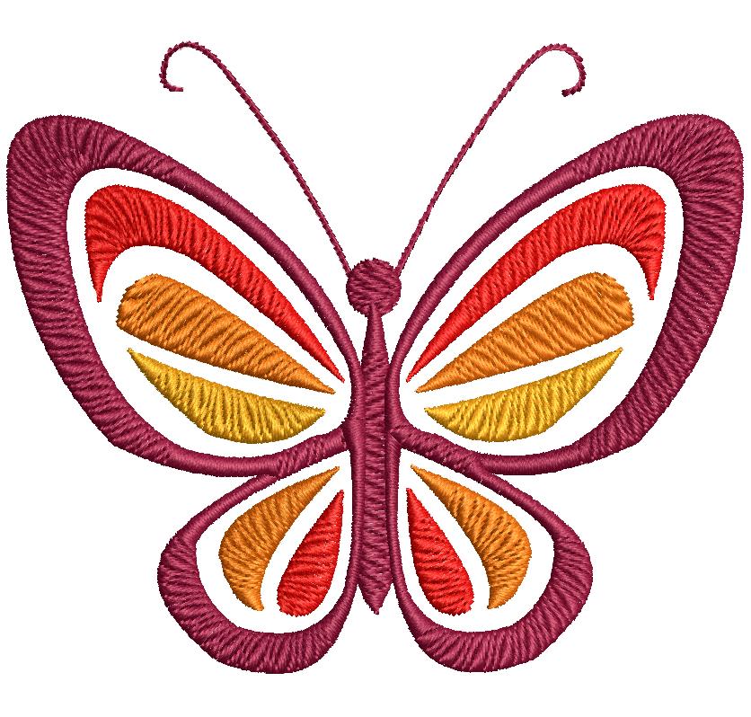 Butterfly Free Embroidery Design Download (8)